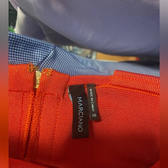 Guess By Marciano Bandage Dress- Red/Orange- Size XS - Picture 4 of 4